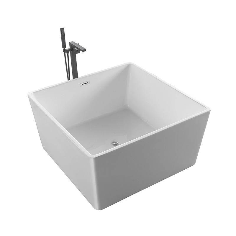 47”/1200mm Square Acrylic Freestanding Bathtub 6806