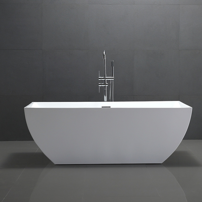 59” 67” Simple Design with Clean Lines Acrylic Bathtub 6821