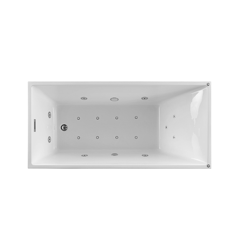 Rectangular Freestanding Whirlpool bathtub 59,63,67 inch
