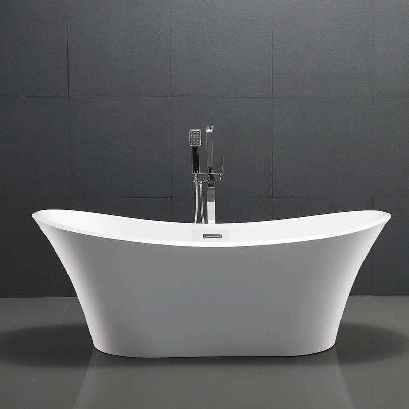 71”/1800mm Bathroom Acrylic Freestanding Soaking Bathtub 6518