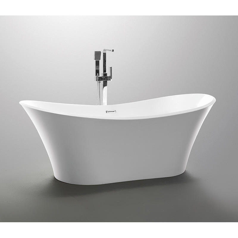 71”/1800mm Bathroom Acrylic Freestanding Soaking Bathtub 6518