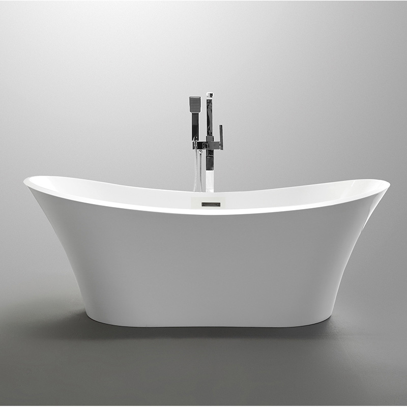 71”/1800mm Bathroom Acrylic Freestanding Soaking Bathtub 6518