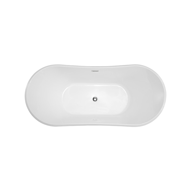 71”/1800mm Bathroom Acrylic Freestanding Soaking Bathtub 6518