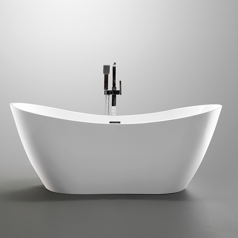 71” Large Slipper Acrylic Tub 6517