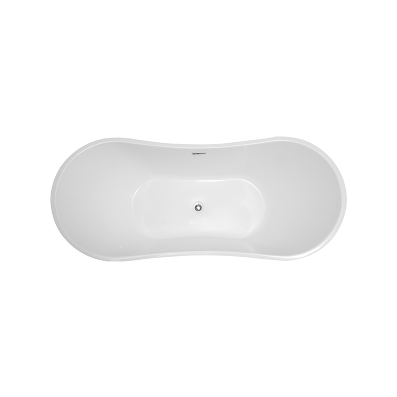 71” Large Slipper Acrylic Tub 6517