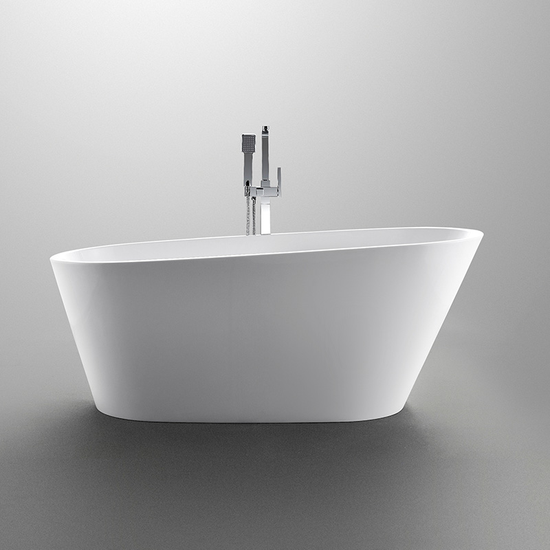 66”x31.1”x26.8” Adult Slipper Bath Tub 6521b