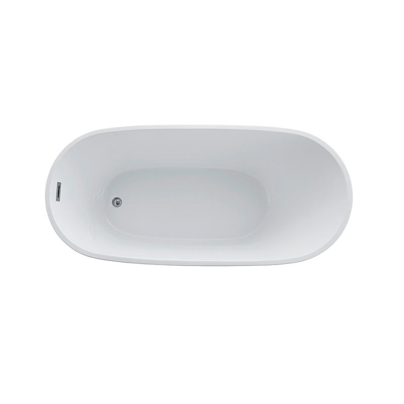 66”x31.1”x26.8” Adult Slipper Bath Tub 6521b