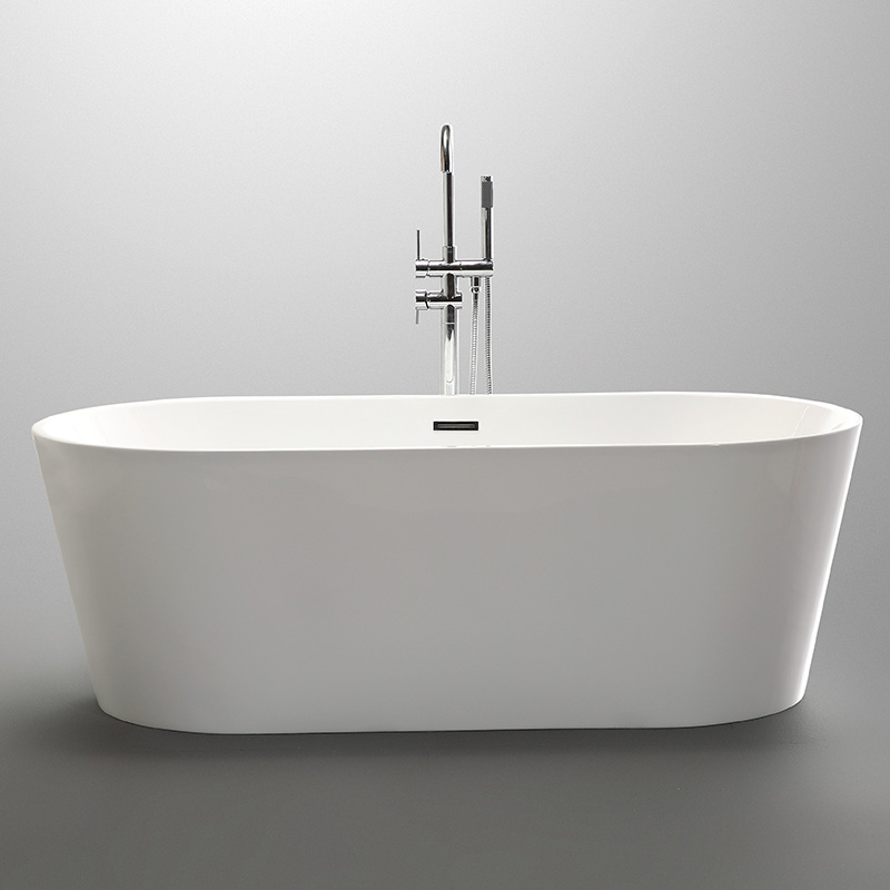 59” 63” 67” 70.9” Contemporary Acrylic Tub with Clean lines and Slim Rim  6815
