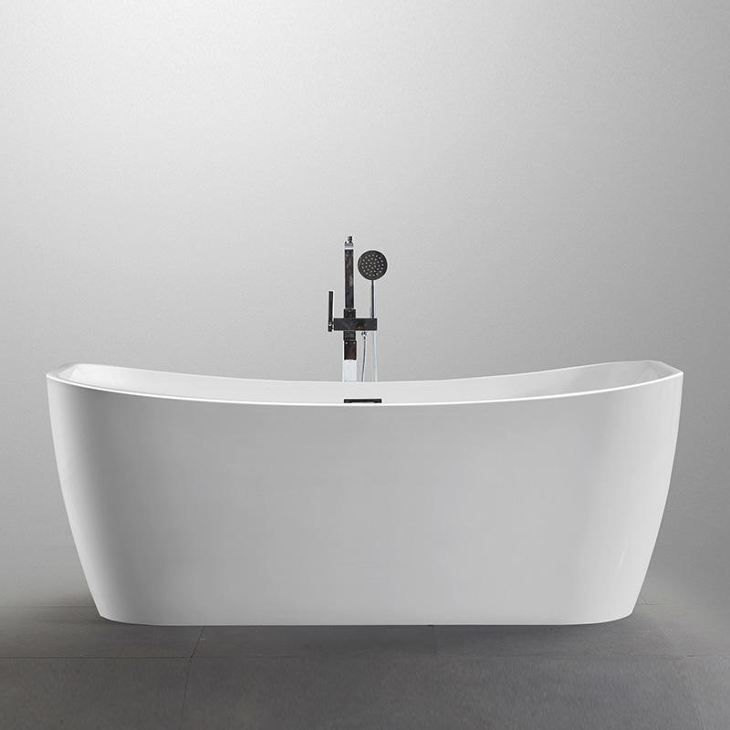 1500mm 1700mm Freestanding Slipper Acrylic Bathroom Tub 6526