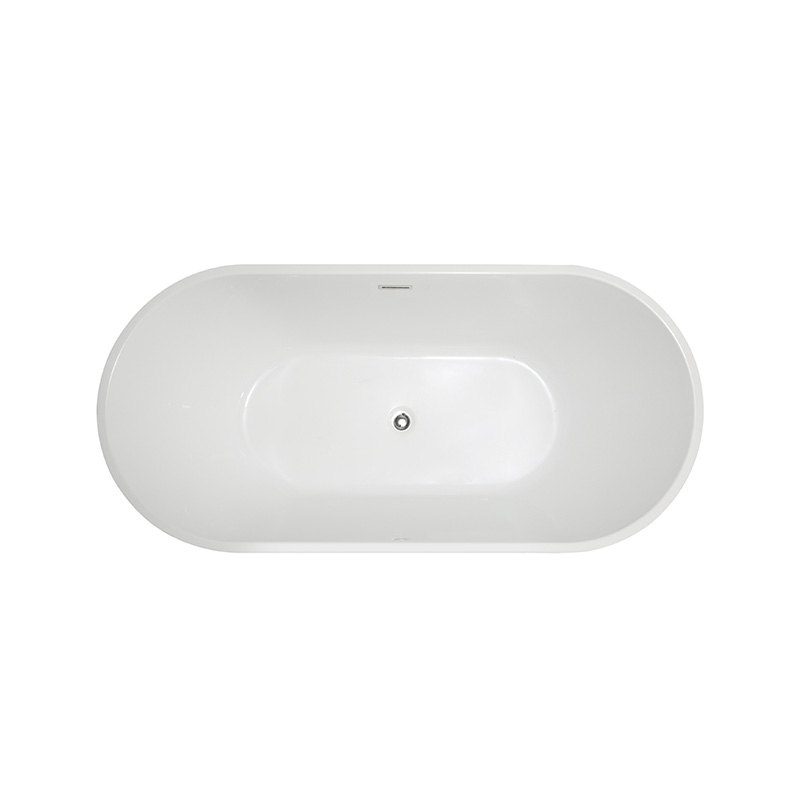 59” 63” 67” 70.9” Contemporary Acrylic Tub with Clean lines and Slim Rim  6815