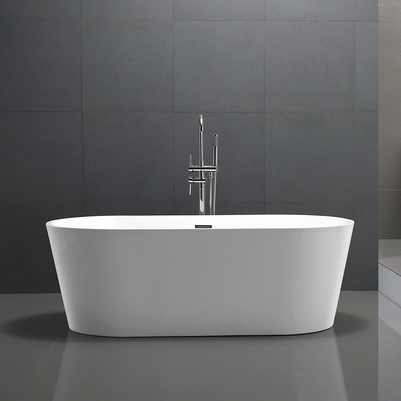 59” 63” 67” 70.9” Contemporary Acrylic Tub with Clean lines and Slim Rim  6815