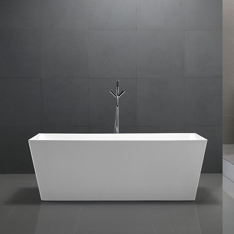 59” 63” 67” Rectangular Freestanding Tub with Slotted Overflow 6813