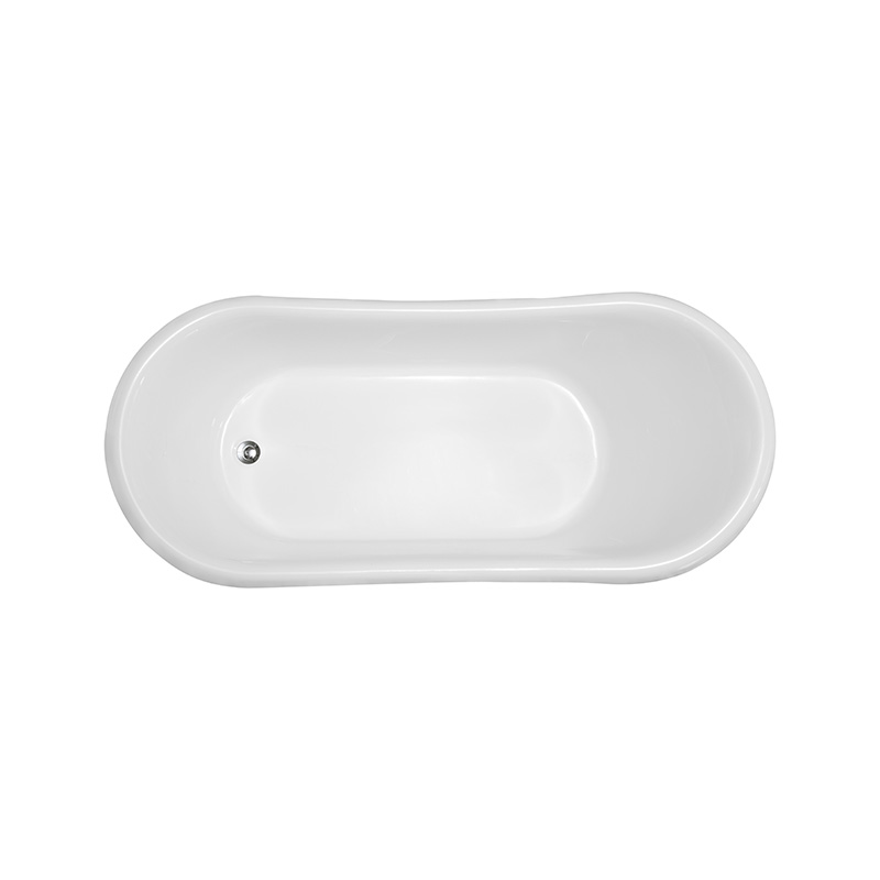 63 in. Vintage Freestanding Soaking Clawfoot tub