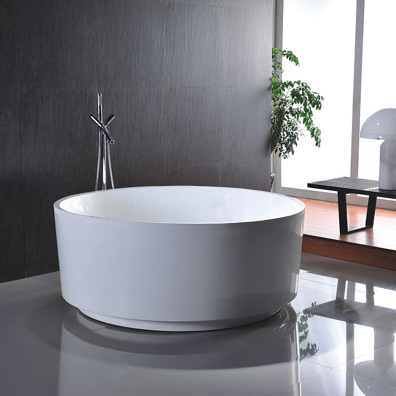 1400 Modern Round Freestanding Tub solid surface quality