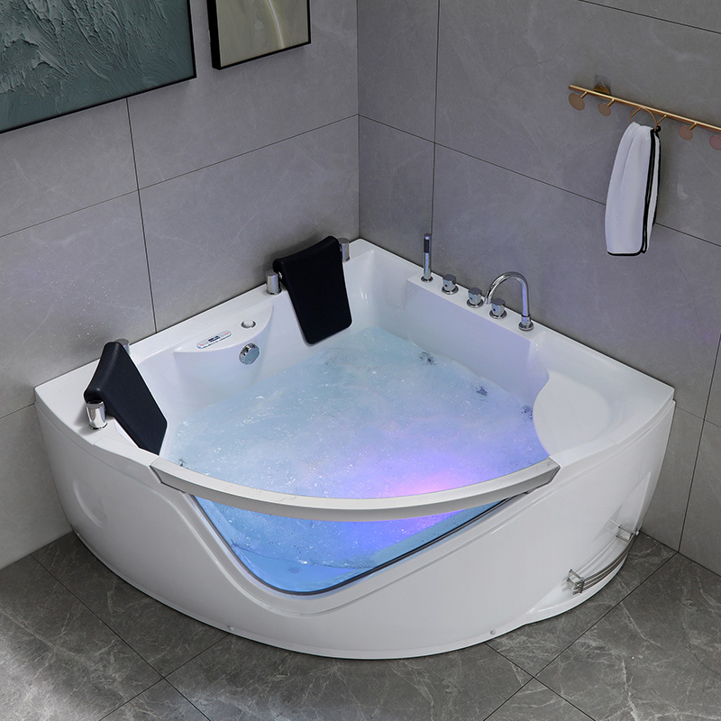 59 in. Luxurious Acrylic Whirlpool jetted bathtub