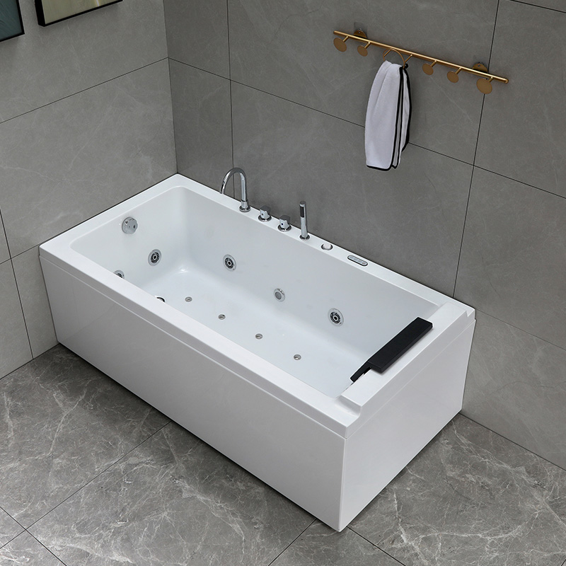 Small Portable Acrylic whirlpools Rectangular Massage tub
