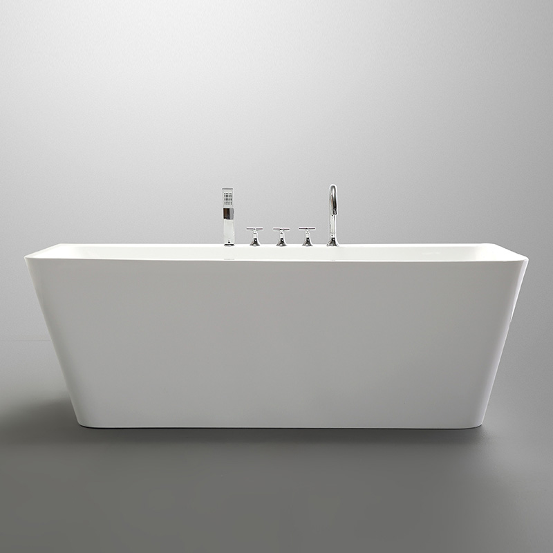 59” 67” Back to Wall Acrylic Bathtub 6819b