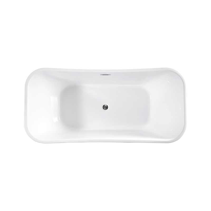 1500mm 1700mm Freestanding Slipper Acrylic Bathroom Tub 6526