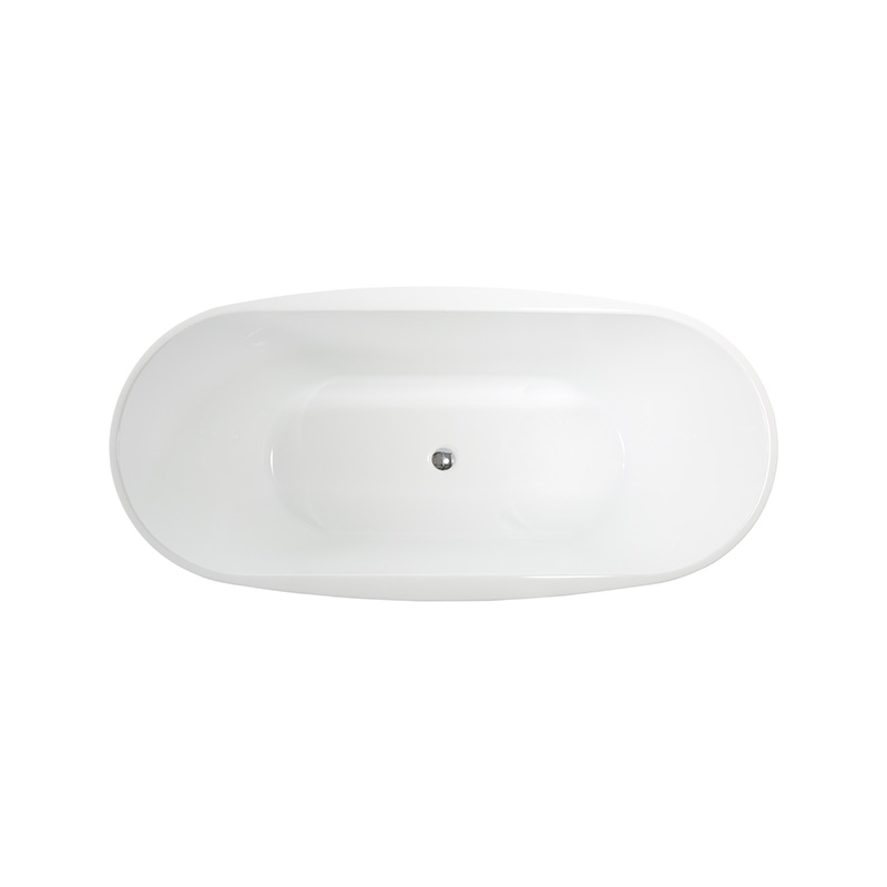 59” 67” Oval Acrylic Freestanding Tub 6822