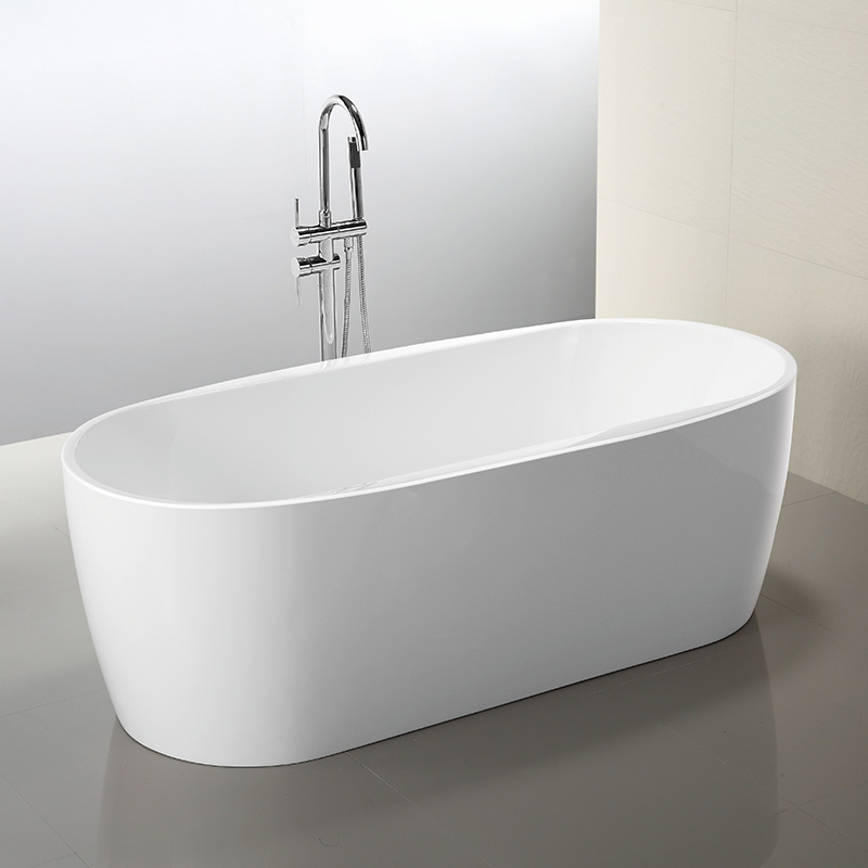 59” 67” Oval Acrylic Freestanding Tub 6822