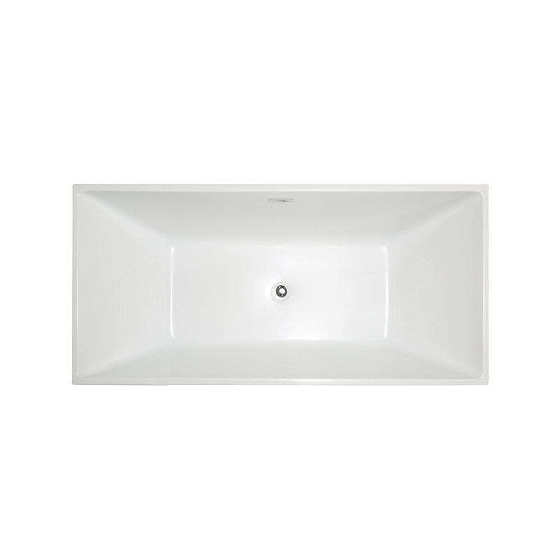 59” 67” Simple Design with Clean Lines Acrylic Bathtub 6821