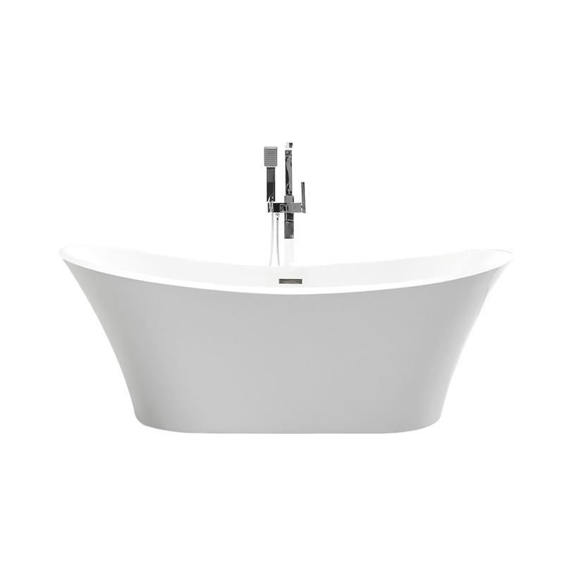 71”/1800mm Bathroom Acrylic Freestanding Soaking Bathtub 6518