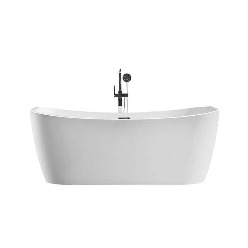 1500mm 1700mm Freestanding Slipper Acrylic Bathroom Tub 6526