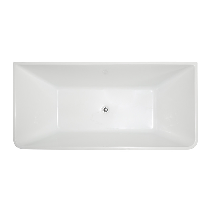 59” 67” Freestanding Bathtub with Center Drain 6819