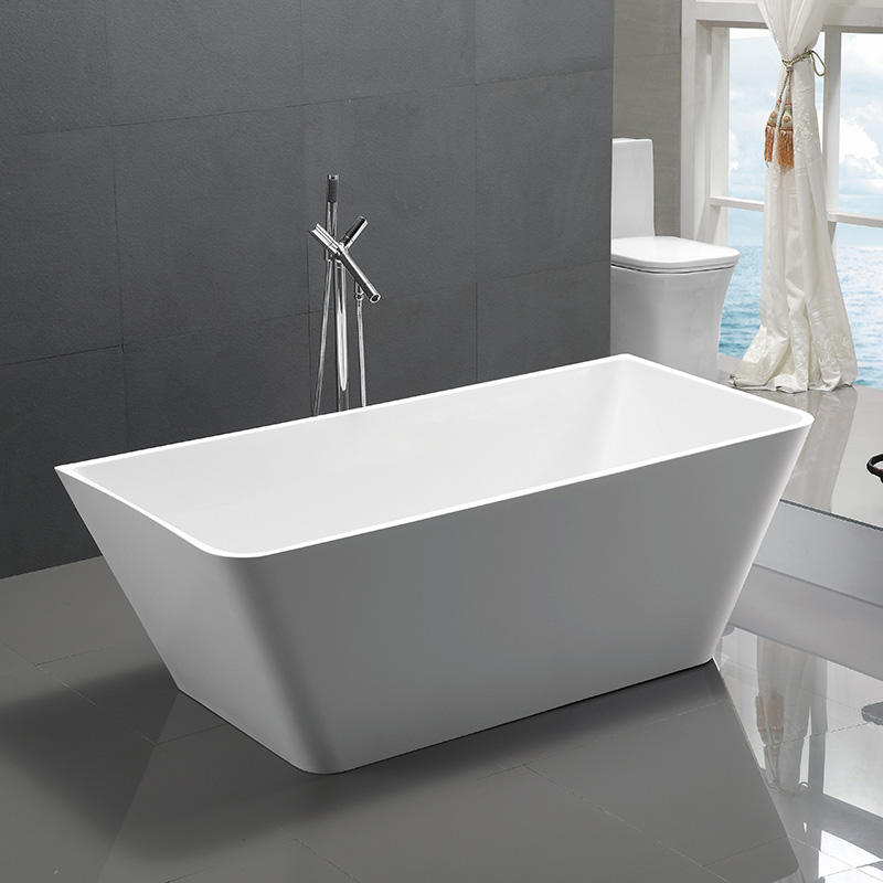 59” 67” Freestanding Bathtub with Center Drain 6819