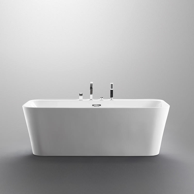 Perfect White Gloss Acrylic Freestanding soaker tub