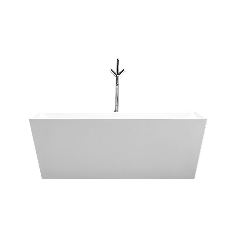 59” 63” 67” Rectangular Freestanding Tub with Slotted Overflow 6813