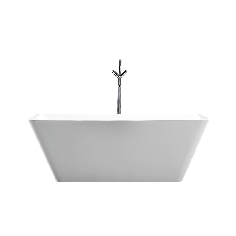 59” 67” Freestanding Bathtub with Center Drain 6819