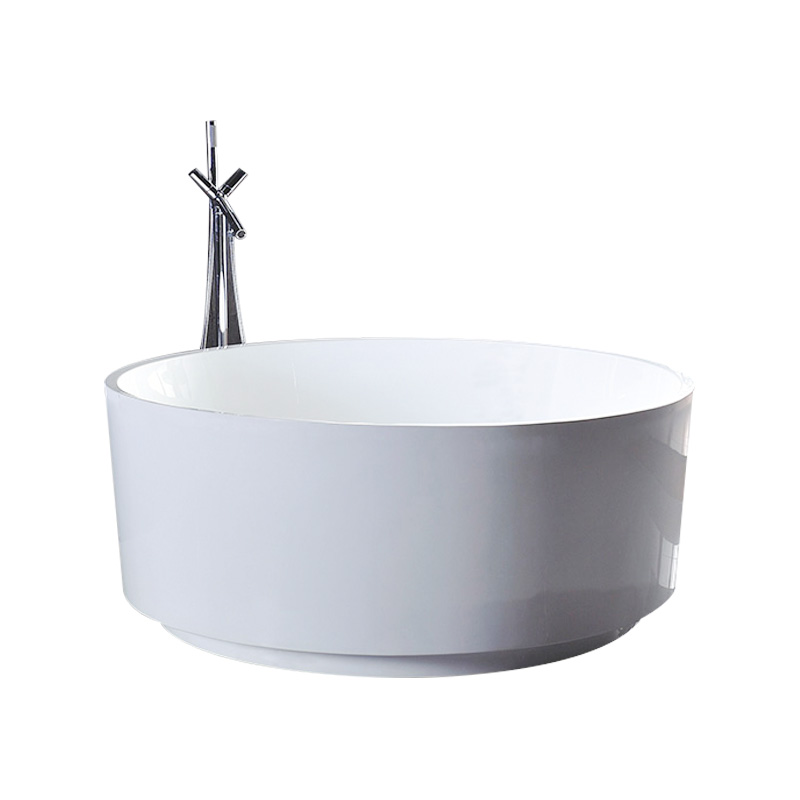1400 Modern Round Freestanding Tub solid surface quality