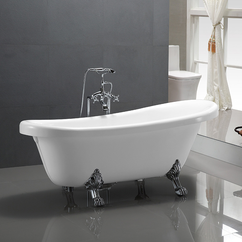 Traditional Classic Single ended slipper Clawfoot Bath Tub
