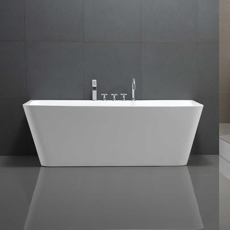 59” 67” Back to Wall Acrylic Bathtub 6819b