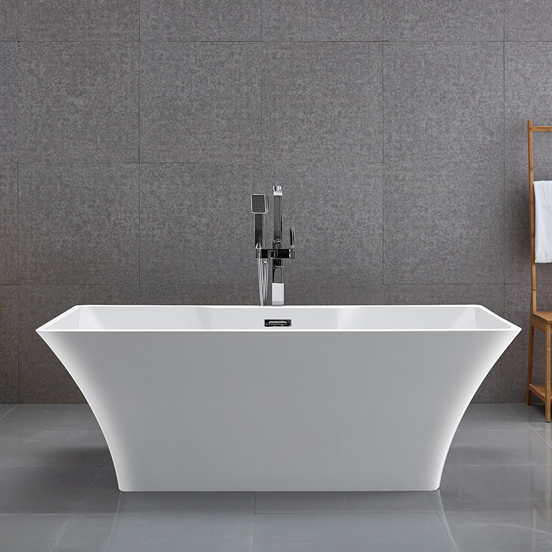 59” 67” Simple Design Comfortable Bathing Acrylic Tub 6837