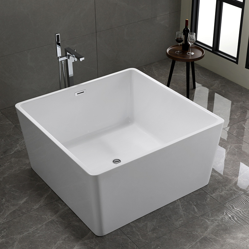 47”/1200mm Square Acrylic Freestanding Bathtub 6806