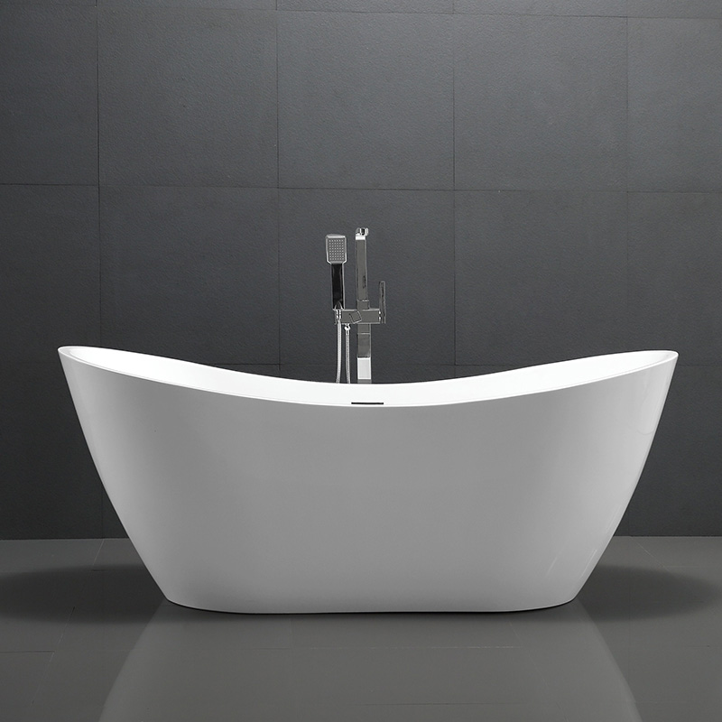 71” Large Slipper Acrylic Tub 6517