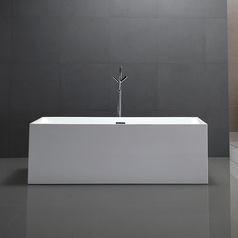 59” 63” 67”90 degree straight Apron Acrylic Bathtub 6813b