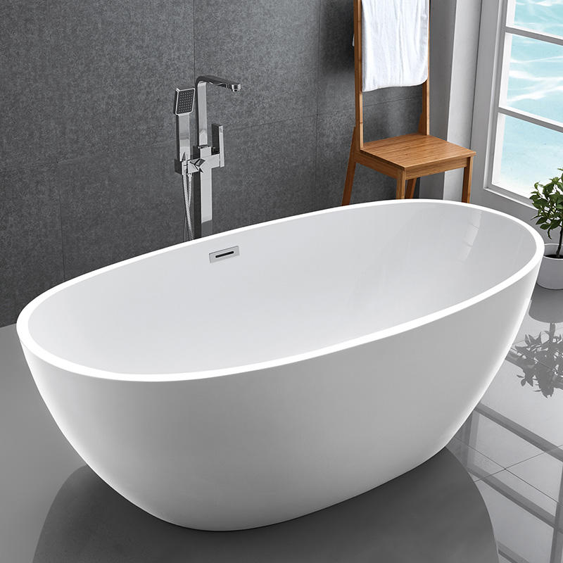 67”63”59”55” Acrylic Freestanding Bathtub, cUPC certified, Oval Tub 6601