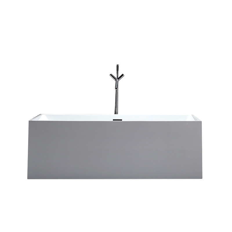 59” 63” 67”90 degree straight Apron Acrylic Bathtub 6813b